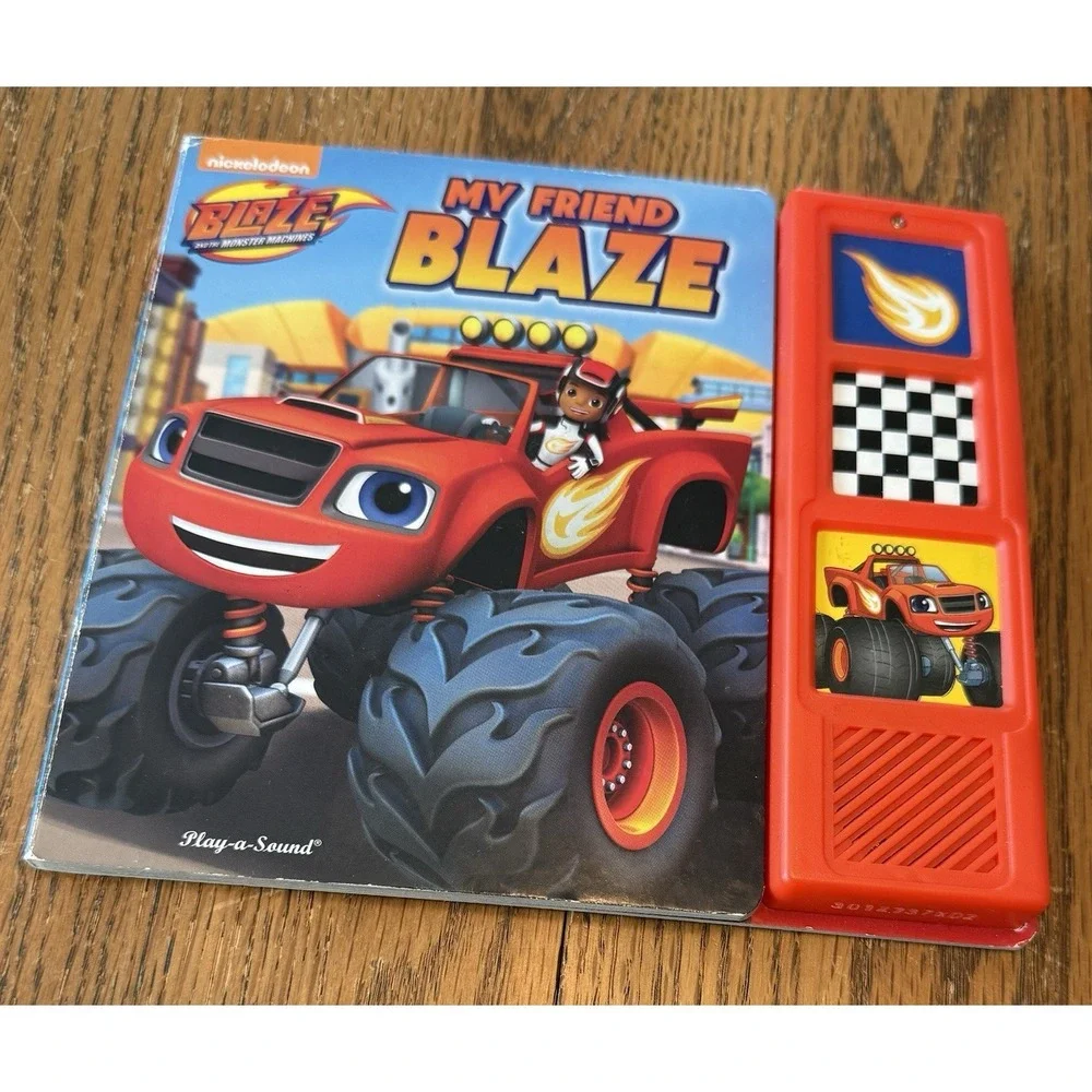 Blaze and the Monster Machines My Friend Blaze Play A Sound Book. 2017 Rare